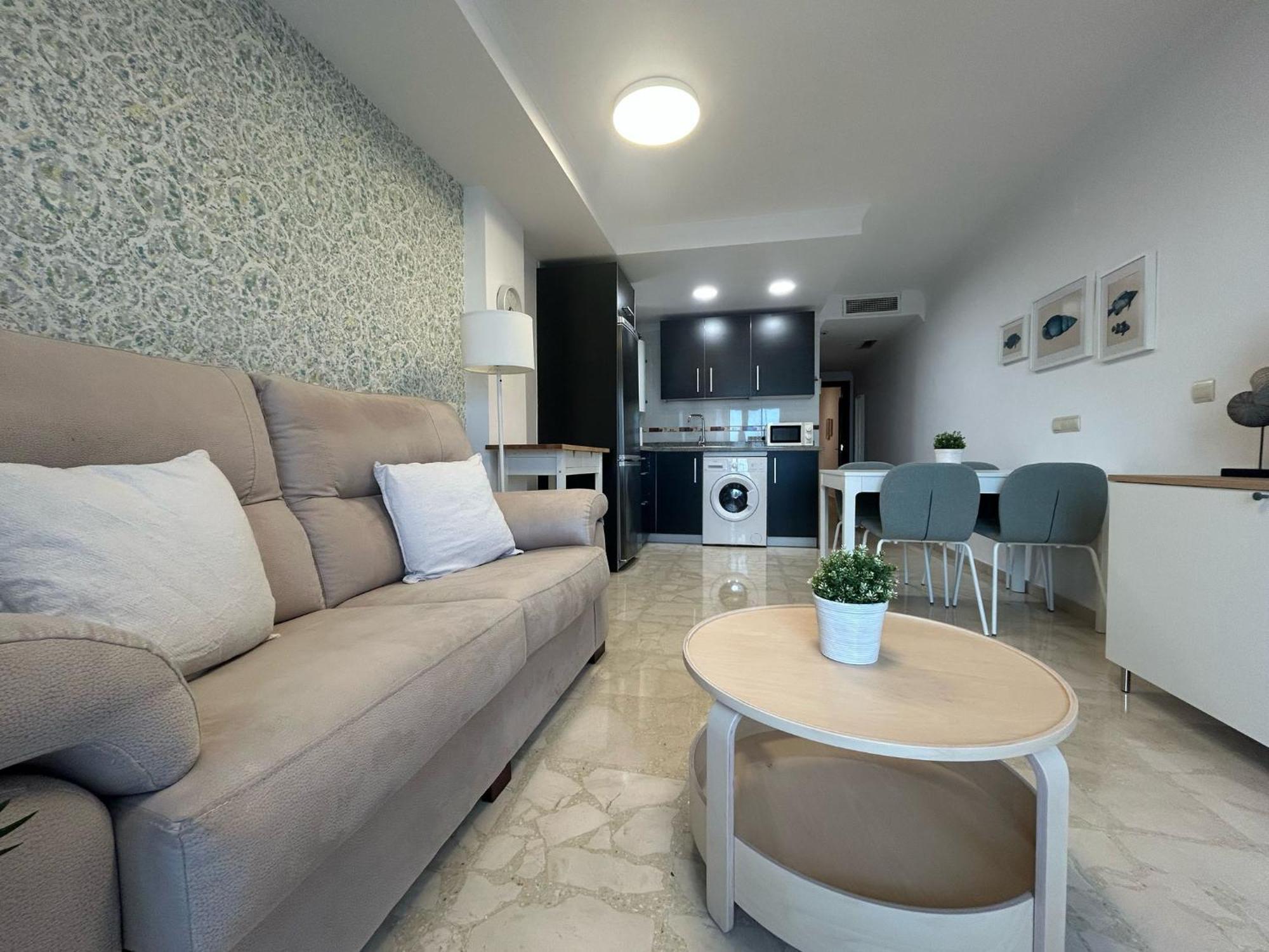 Maravilloso Apartamento En Primera Linea De Playa Con Vistas Al Mar En Caleta De Velez 2 D المظهر الخارجي الصورة